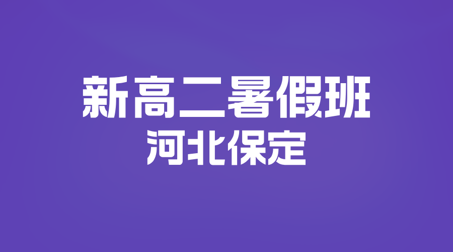 河北保定准高二暑假全科辅导班 锐思教育新高二预科衔接一对一小班