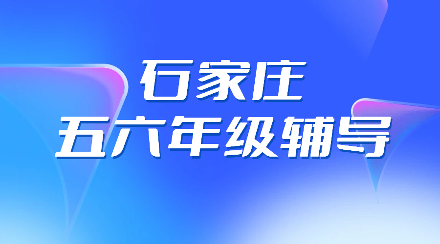 石家庄裕华桥西长安新华五六年级辅导哪家好？锐思教育五升六语数英衔接、小升初语数英物理冲刺，资深专业师资一对一/小班课，价