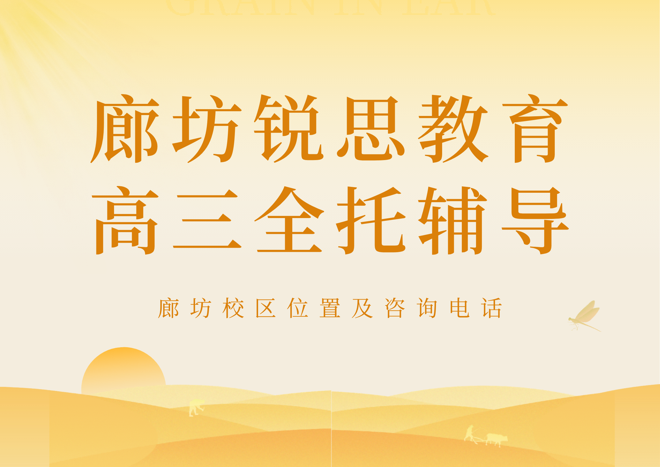廊坊高三全日制辅导｜锐思教育2027高考冲刺课后培优收费标准