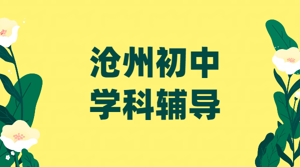 河北沧州初中辅导｜初一初二初三语数英物化史道法一对一/小班/全托班