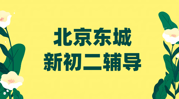 北京东城新初二暑假数学查漏补缺｜初二数学薄弱补差提升好老师推荐