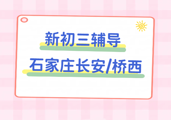 石家庄长安区/桥西区新初三暑假班|八升九衔接|九年级开学辅导|一对一/小班/全托集训哪家好