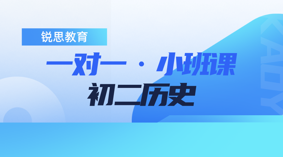 天津和平初二历史材料阅读量大，八年级历史针对性补习｜锐思教育初中全科小班课_