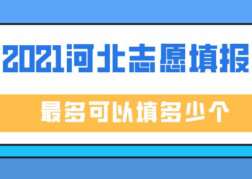 2021河北高考志愿填报可以报几个，怎么报才好？(图1)