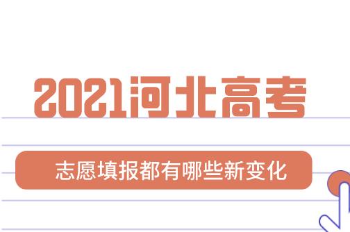 2021年河北高考志愿填报规则都有哪些新变化？(图1)