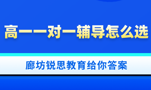 怎样选择高一一对一辅导机构？廊坊锐思教育给你答案！(图1)