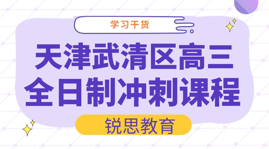 天津武清区高三全日制冲刺课程推荐