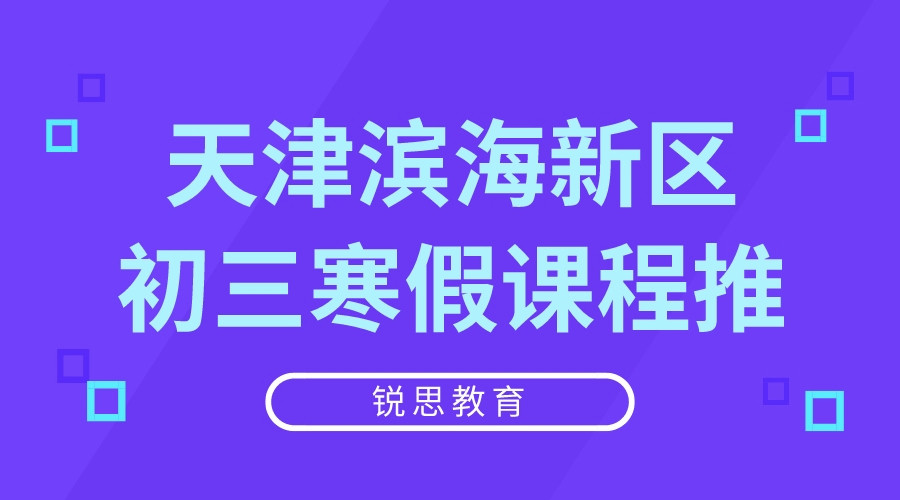 天津滨海新区初三寒假课程推荐