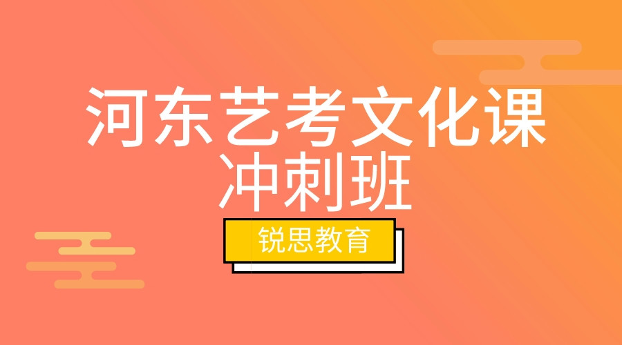 天津河东艺考全日制文化课辅导课程